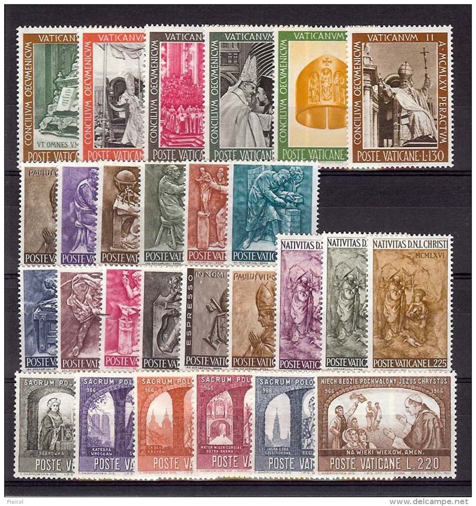 VATICAN 1966 -  Complete Year Set  MNH-VF ** - Ganze Jahrgänge