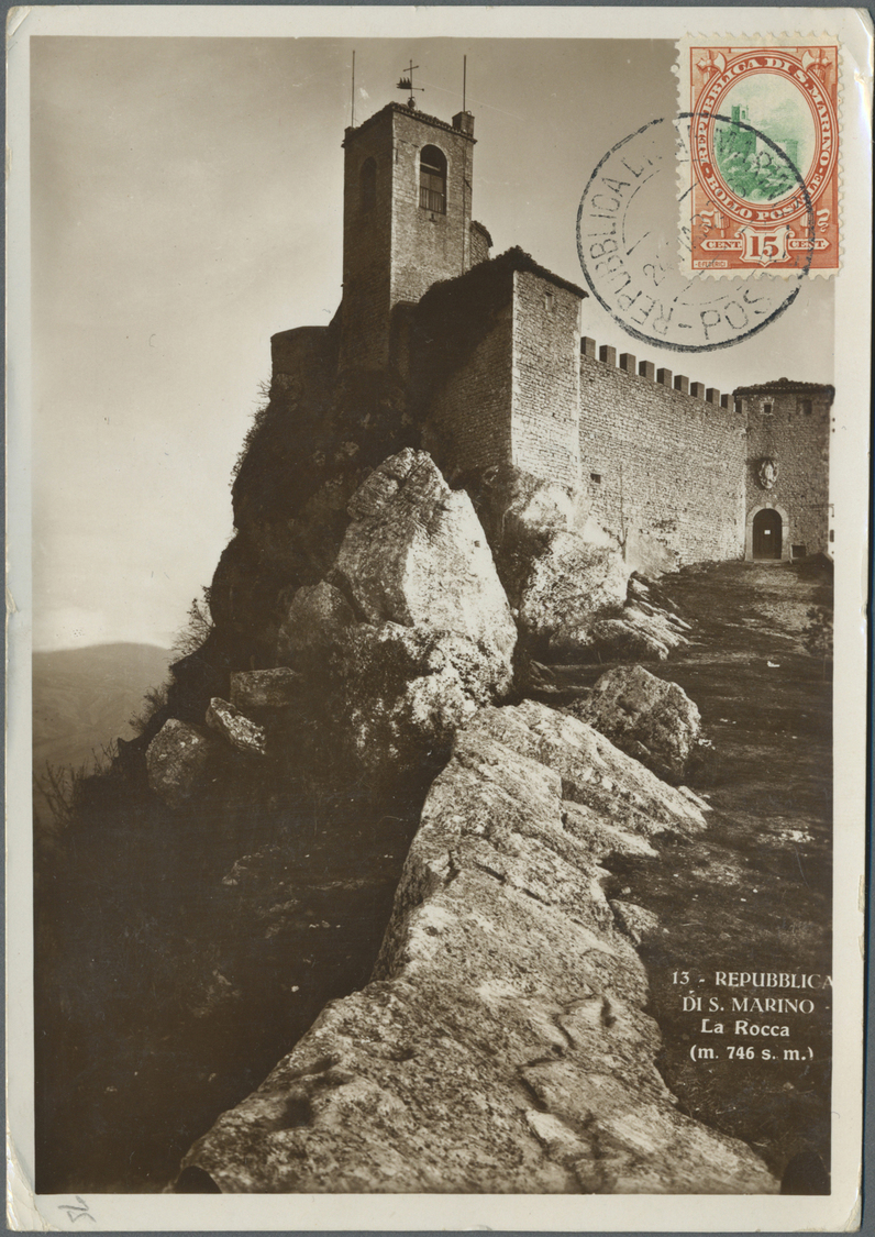 MK Alle Welt: 1920/1960, lot of 74 maximum cards depciting buildings/landscapes/monuments, comprising e