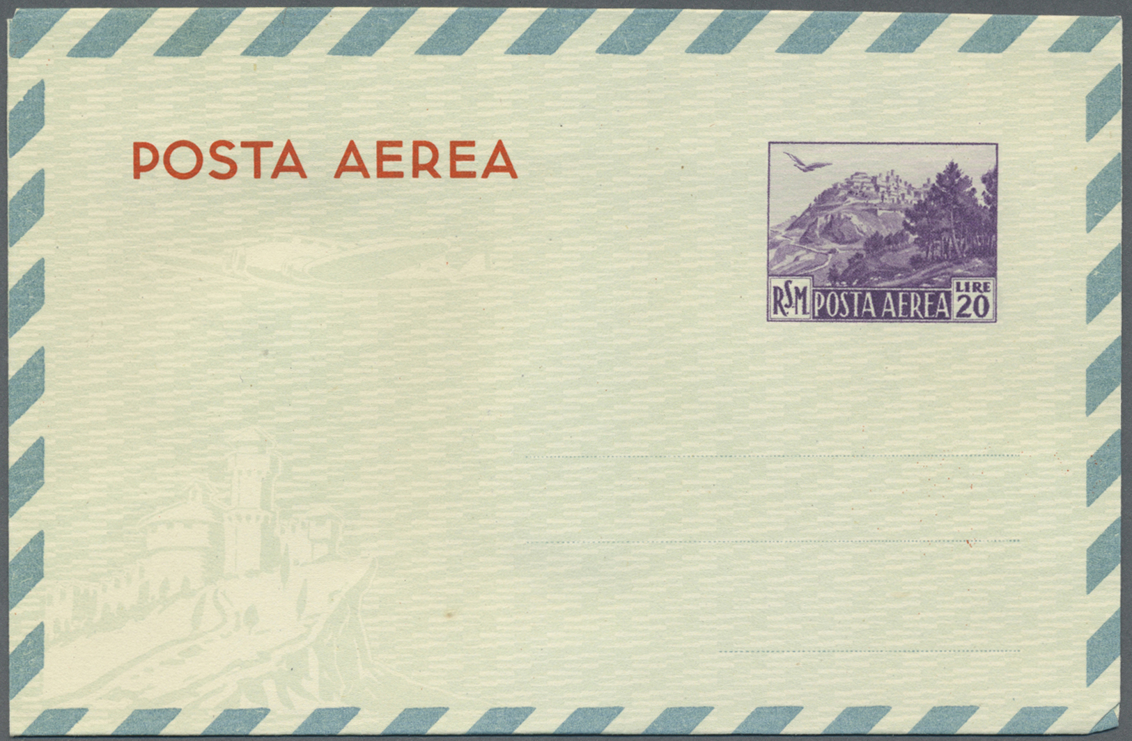 GA Alle Welt: 1950/1975 (ca.), accumulation of apprx. 450 mainly unused air letter sheets, mainly Briti