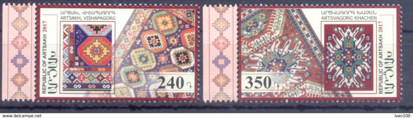 2017. Mountainous Karabakh, Carpets Of Karabakh, 2v,  Mint/** - Armenia