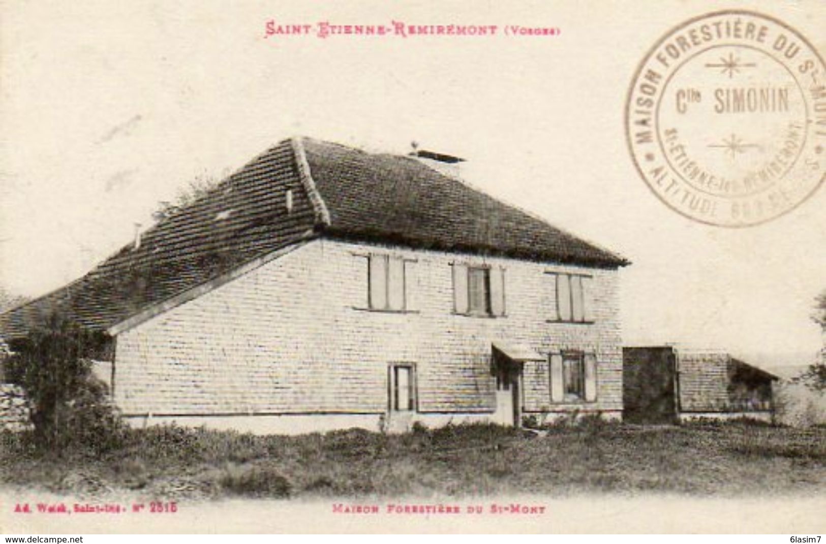 CPA - SAINT-ETIENNE-de-REMIREMONT (88) - Aspect De La Maison Forestière Du St-Mont Dans Les Années 20 - Saint Etienne De Remiremont
