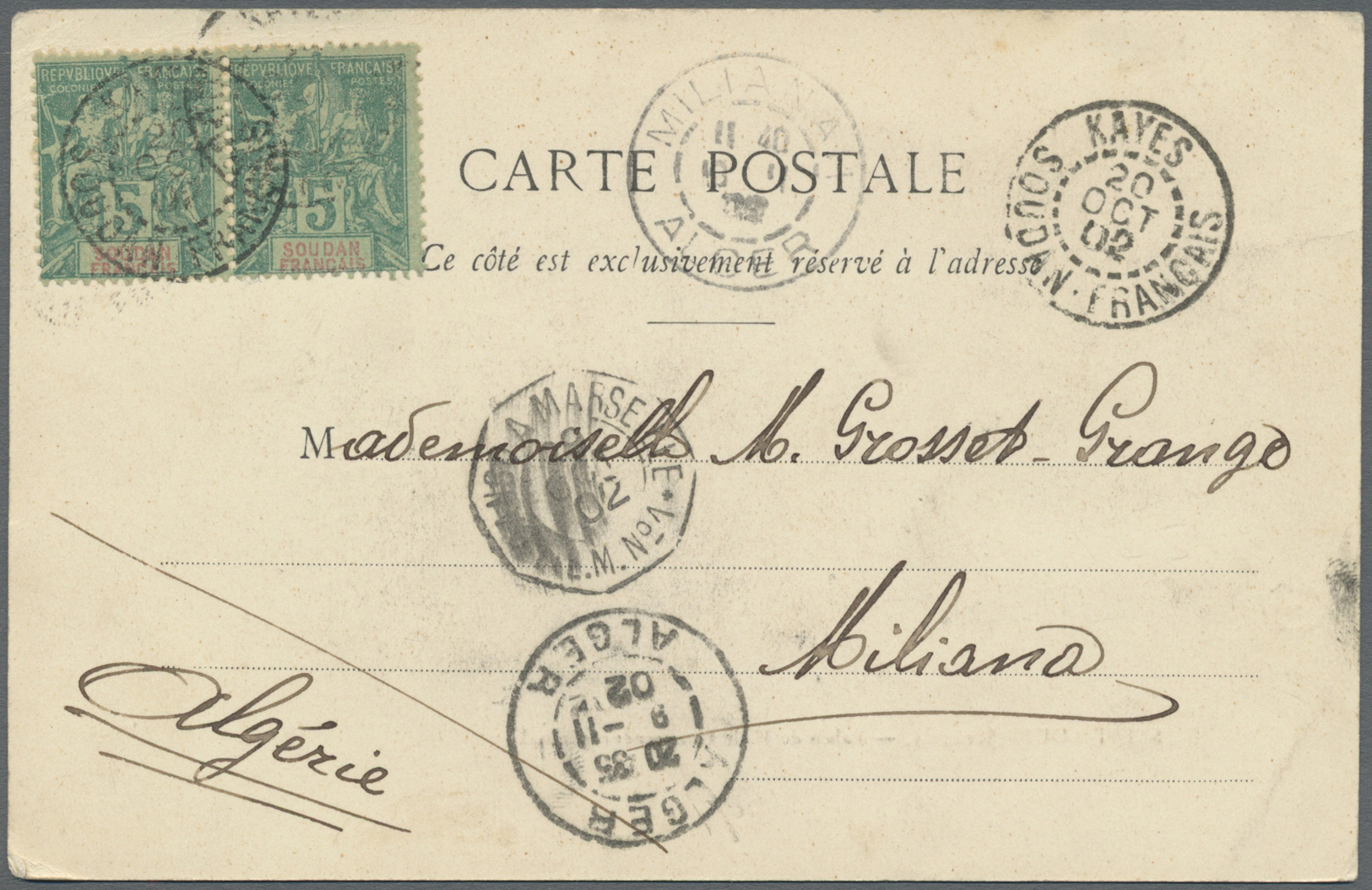 Br Französische Kolonien / Nachfolgestaaten: 1871/1944: 87 better covers and postal stationeries includ