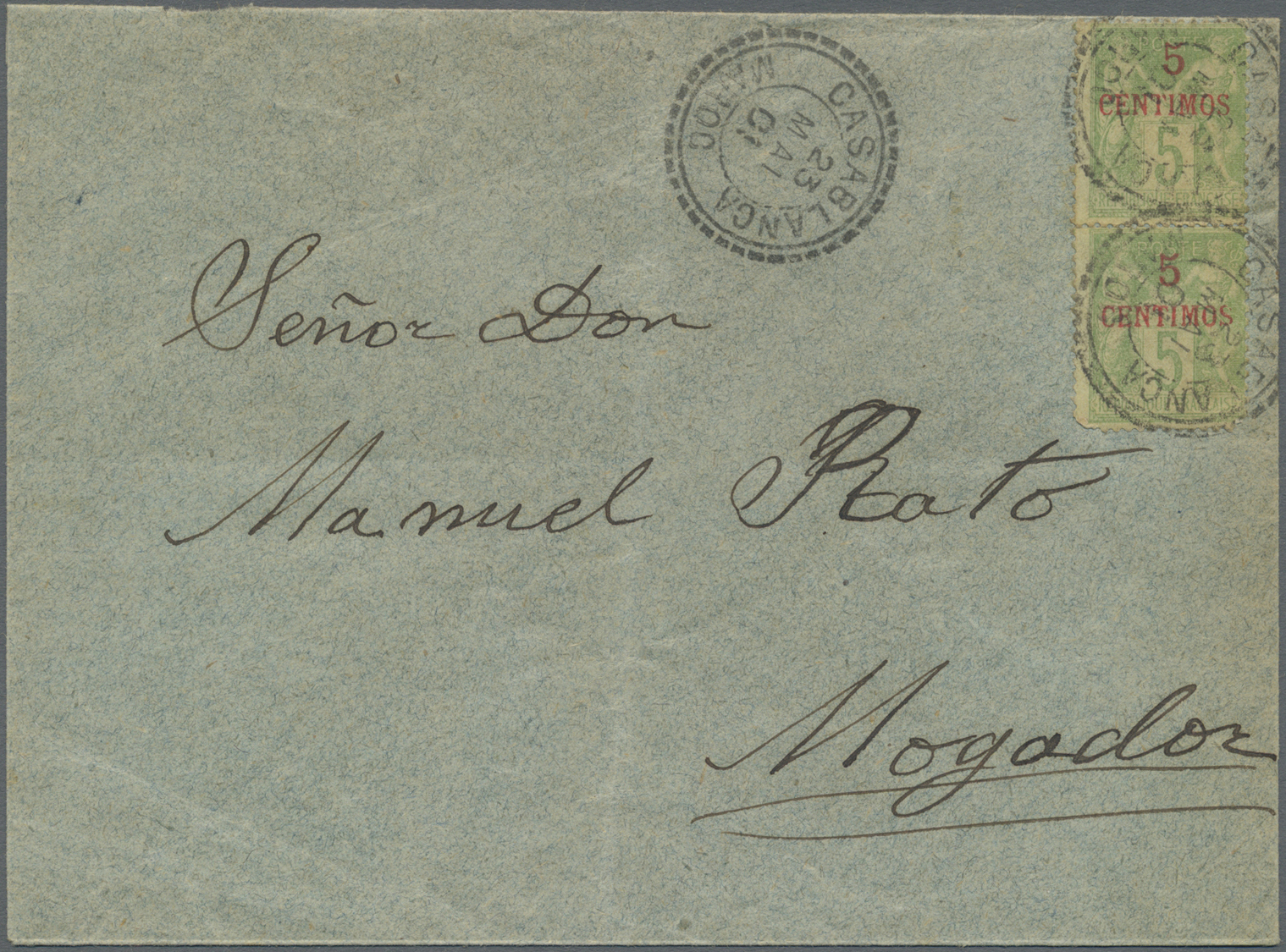 Br Französische Kolonien / Nachfolgestaaten: 1871/1944: 87 better covers and postal stationeries includ