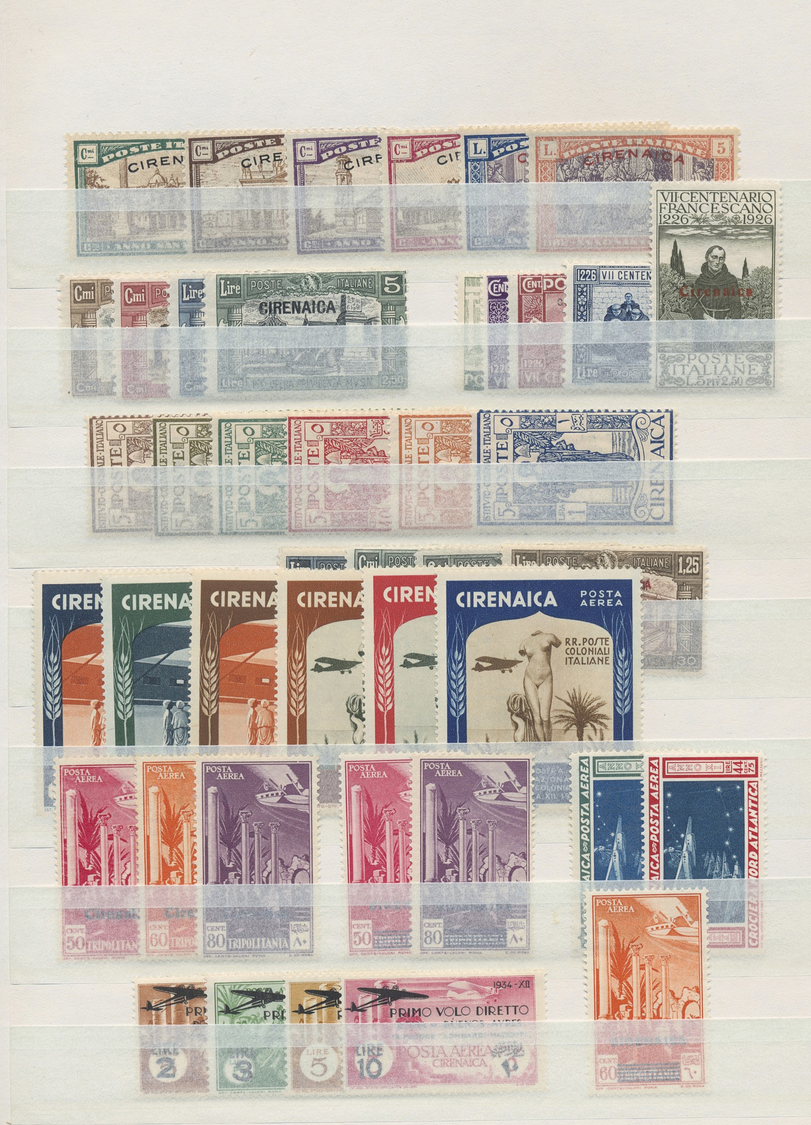 ** Italienische Kolonien: 1903/45, UNMOUNTED MINT Collection Incl. Many Better Issues, Comprising Emiss - Algemene Uitgaven