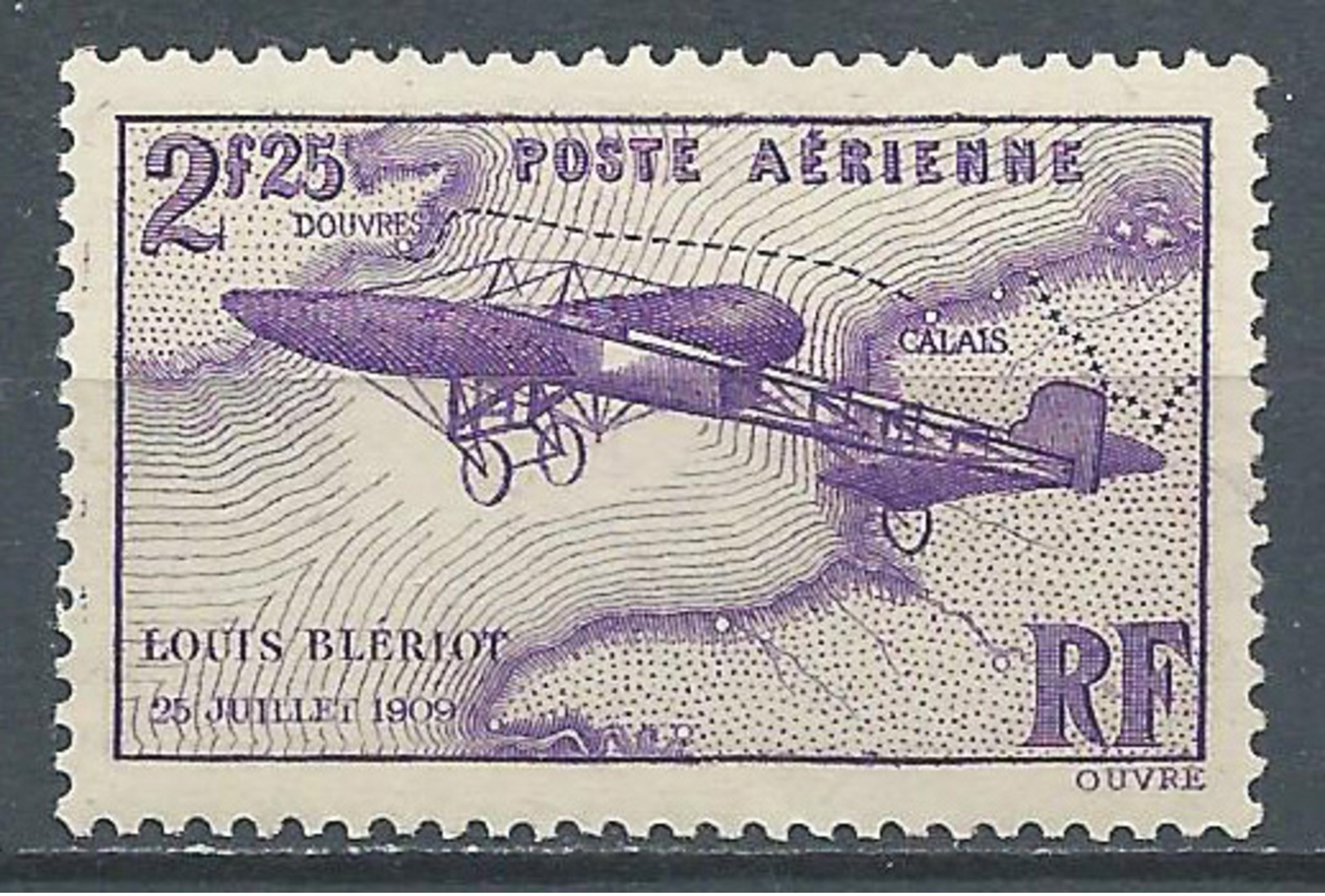 France Poste Aérienne YT N°7 Louis Blériot Neuf ** - 1927-1959 Postfris