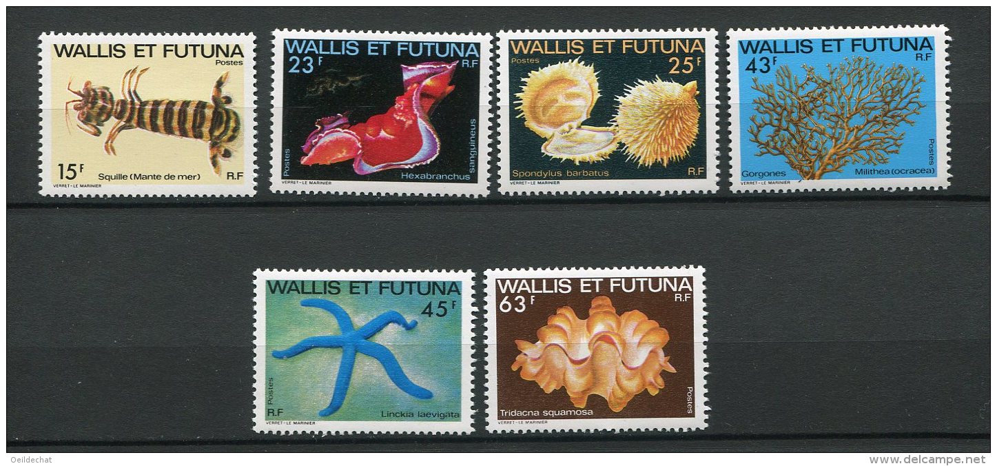 5225  WALLIS ET FUTUNA  N°  248/53**  Faune Du Pacifique Sud   SUPERBE - Unused Stamps