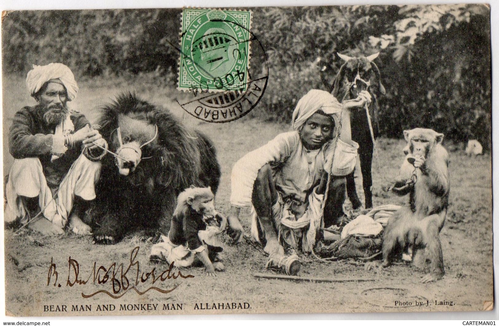 BEAR MAN AND MONKEY MAN  ALLAHABAD - Inde