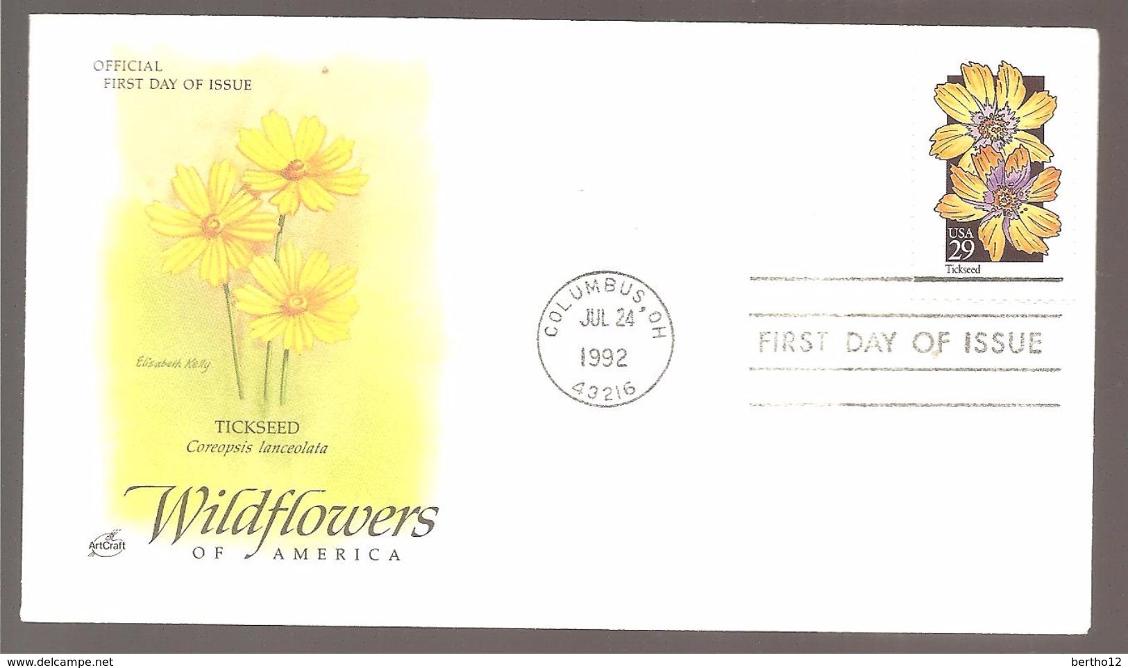 WILDFLOWERS  OF  AMERICA - 1991-2000