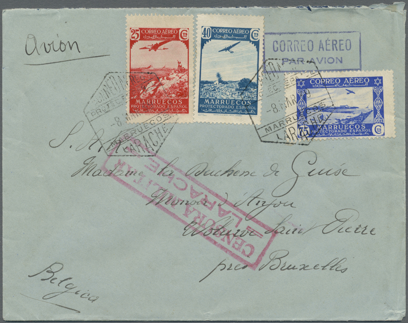 Br Spanien: 1843/1944: 29 Envelopes, Picture Postcards And Postal Stationeries Including Censored Mail, - Gebruikt