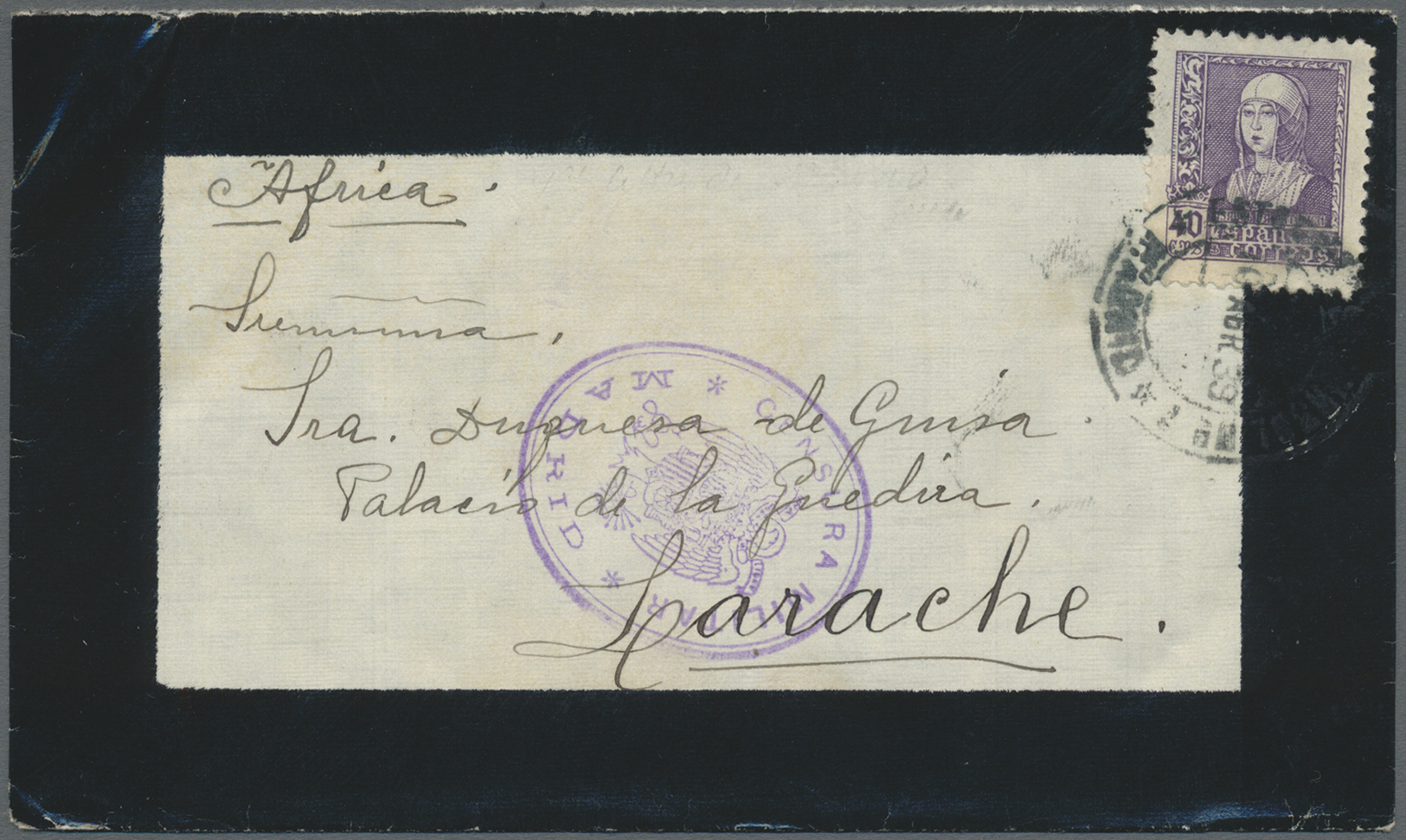 Br Spanien: 1843/1944: 29 envelopes, picture postcards and postal stationeries including censored mail,