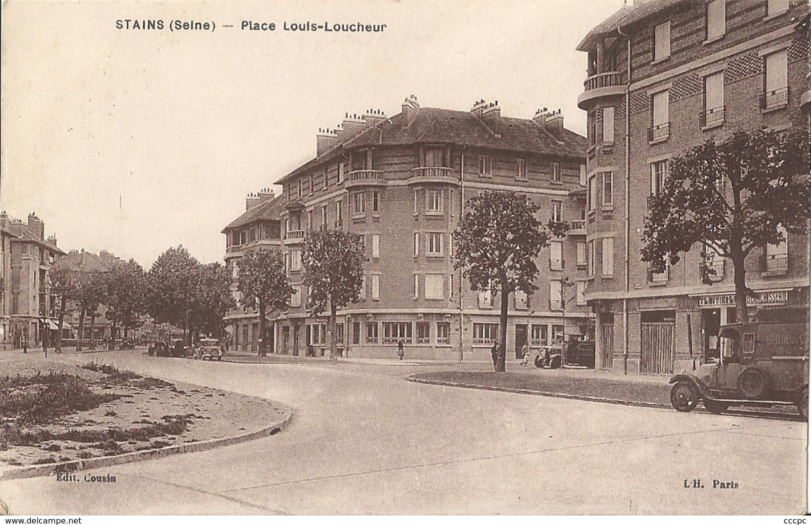 CPA Stains Place Louis Loucheur - Stains
