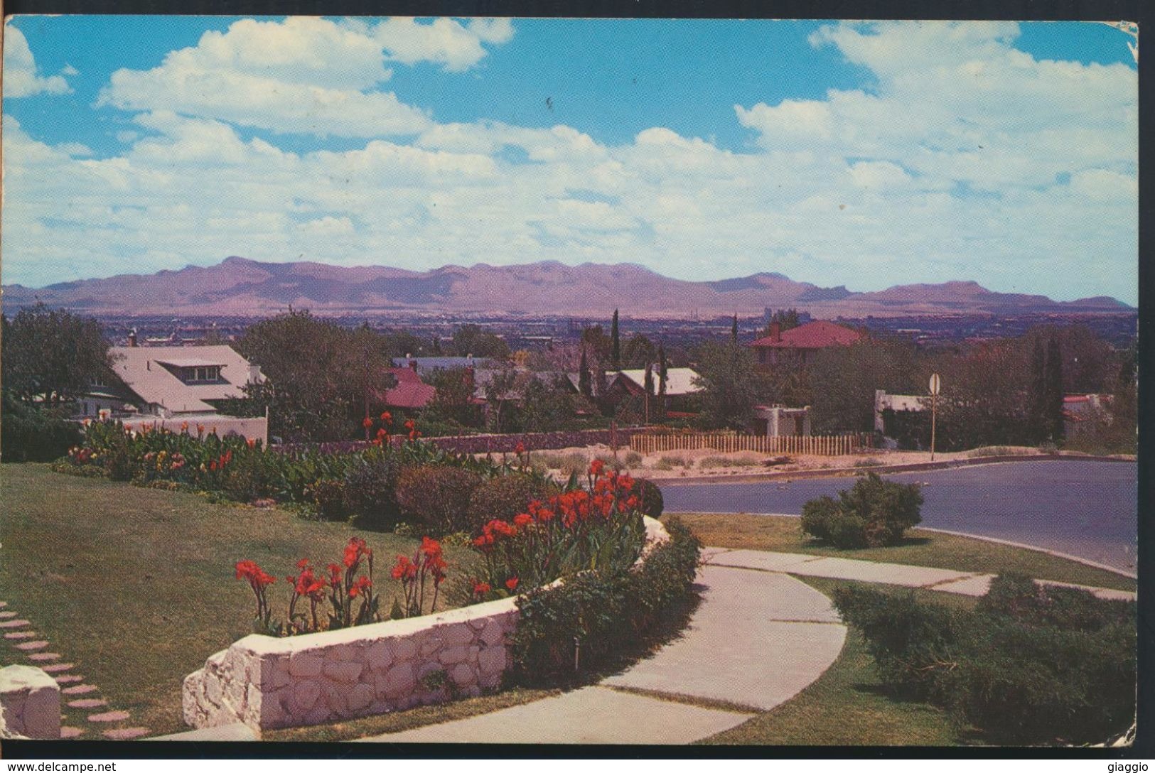 °°° 9263 - USA - TX - EL PASO FROM THE EASTERN RESIDENTIAL HEIGHTS - 1958 With Stamps °°° - El Paso