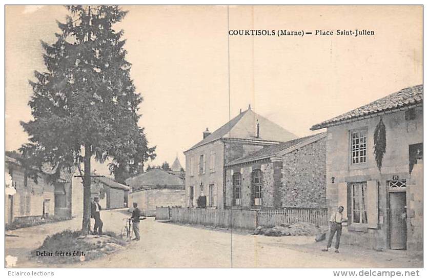 Courtisols     51         Place Saint Julien          (voir Scan) - Courtisols