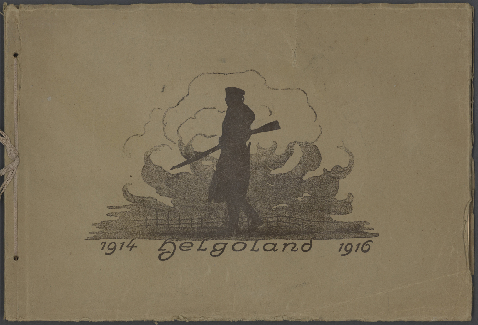 Helgoland - Besonderheiten: 1914/1916: Broschüre Helgoland 1914- 1916, 32 Seiten, Bilder, MATROSEN - Héligoland