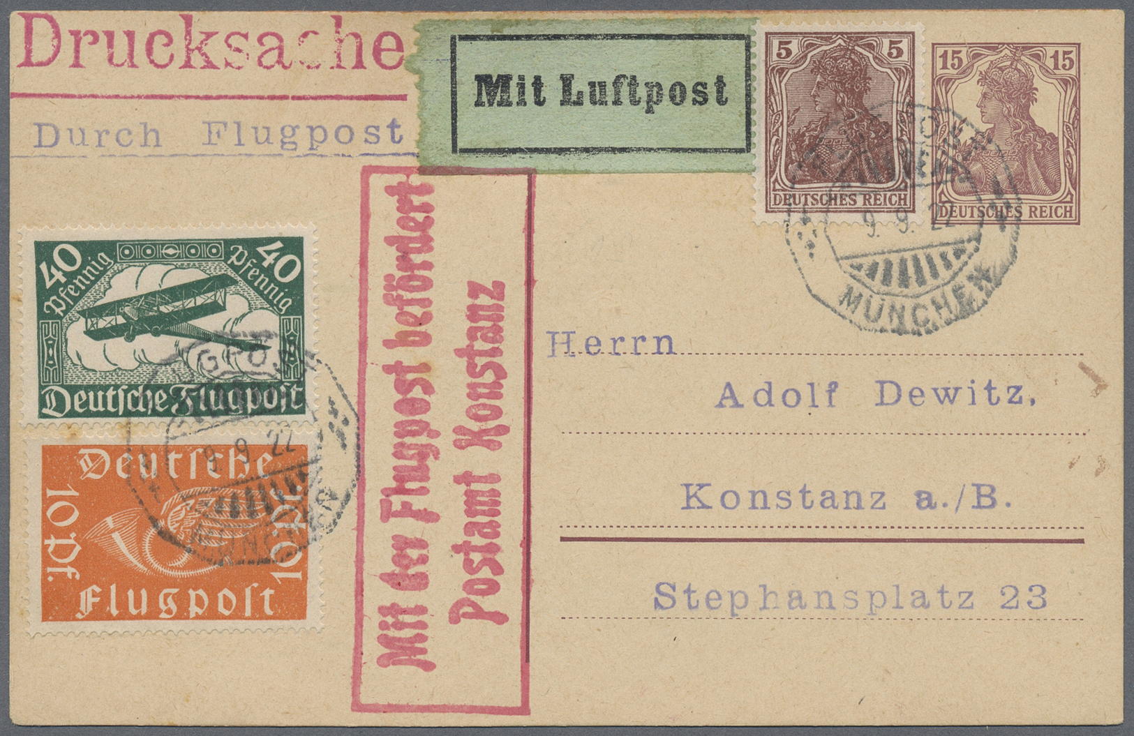 Br/GA/ Deutschland: 1883 Ab, Vielseitiger Und Sehr Gehaltvoller Bestand Quer Durch Die Deutschen Sammelgebi - Collections