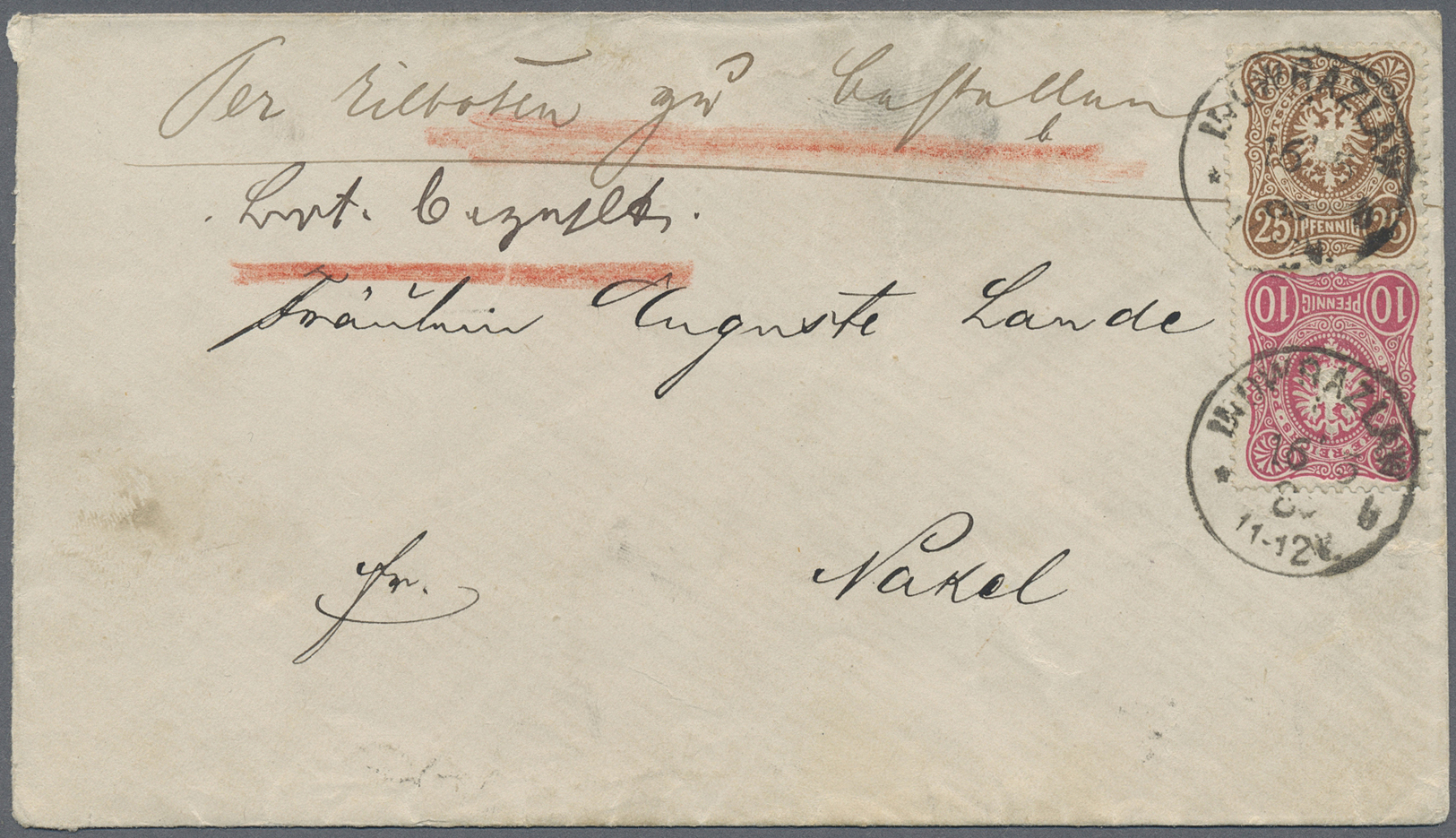 Br/GA/ Deutschland: 1883 ab, vielseitiger und sehr gehaltvoller Bestand quer durch die deutschen Sammelgebi