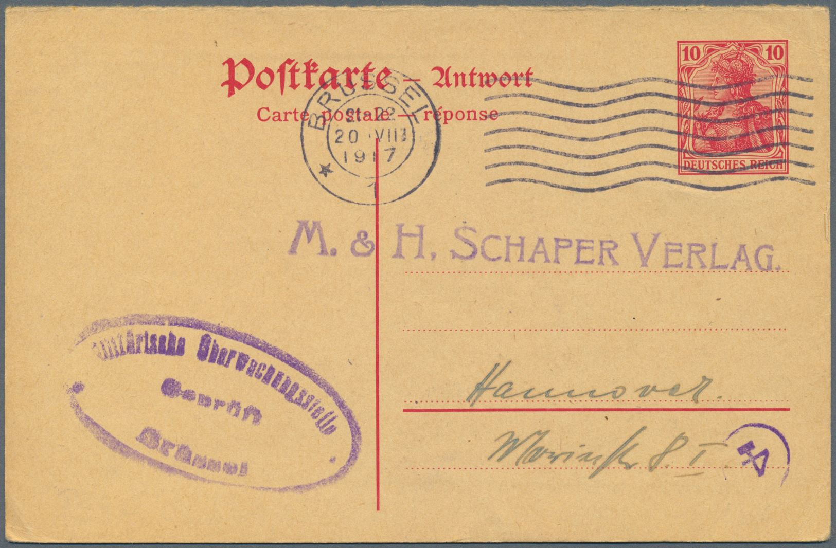 GA Deutsches Reich - Ganzsachen: 1872/1921. Sammlung Von 33 Postkarten, Inkl. 2 Umschlägen Und 1 Karten - Andere & Zonder Classificatie