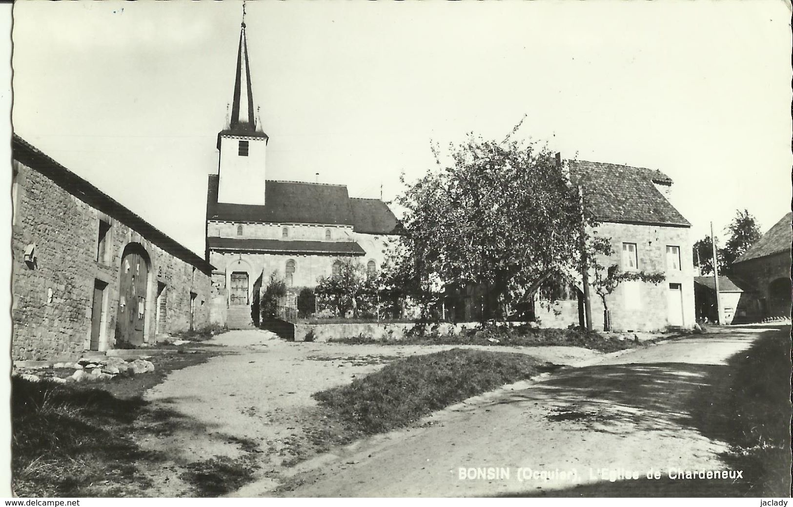 Bonsin -- L' Eglise De Chardeneux. (2 Scans) - Somme-Leuze