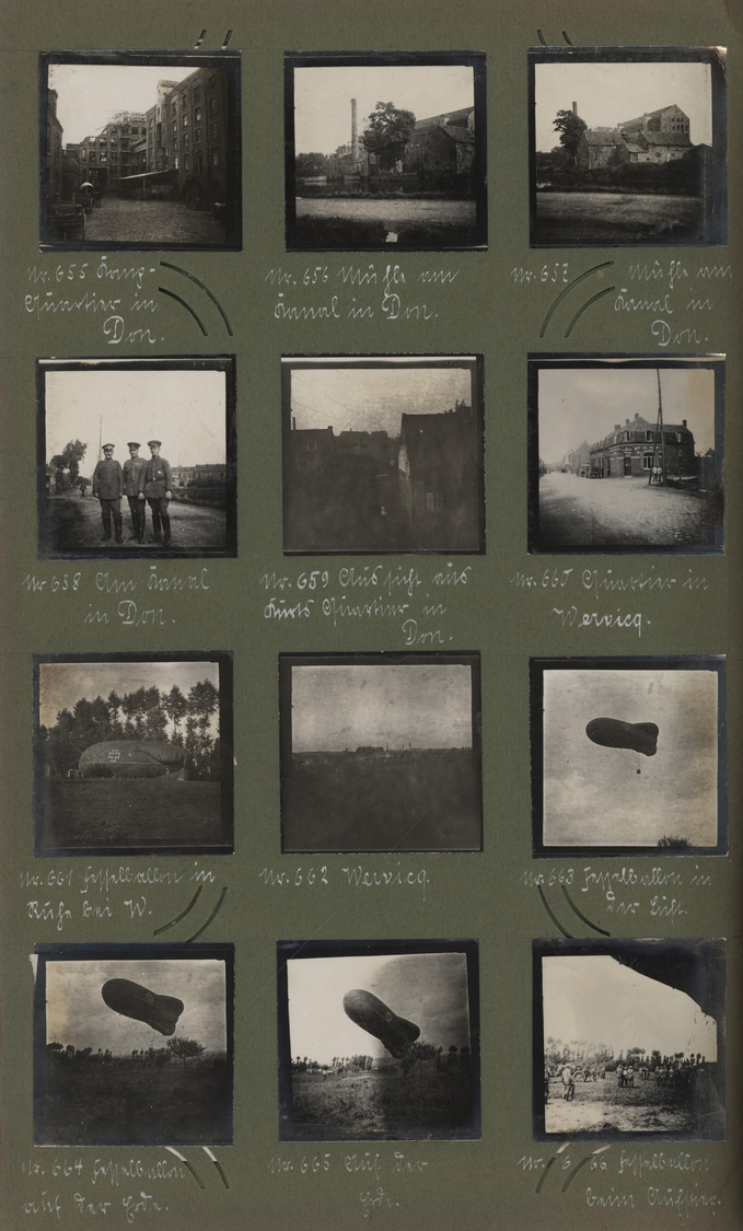 Deutsche Besetzung I. WK: Besonderheiten:  1914/1918: Fotoalbum Flandern 1. Weltkrieg Säschsisches I - Bezetting 1914-18