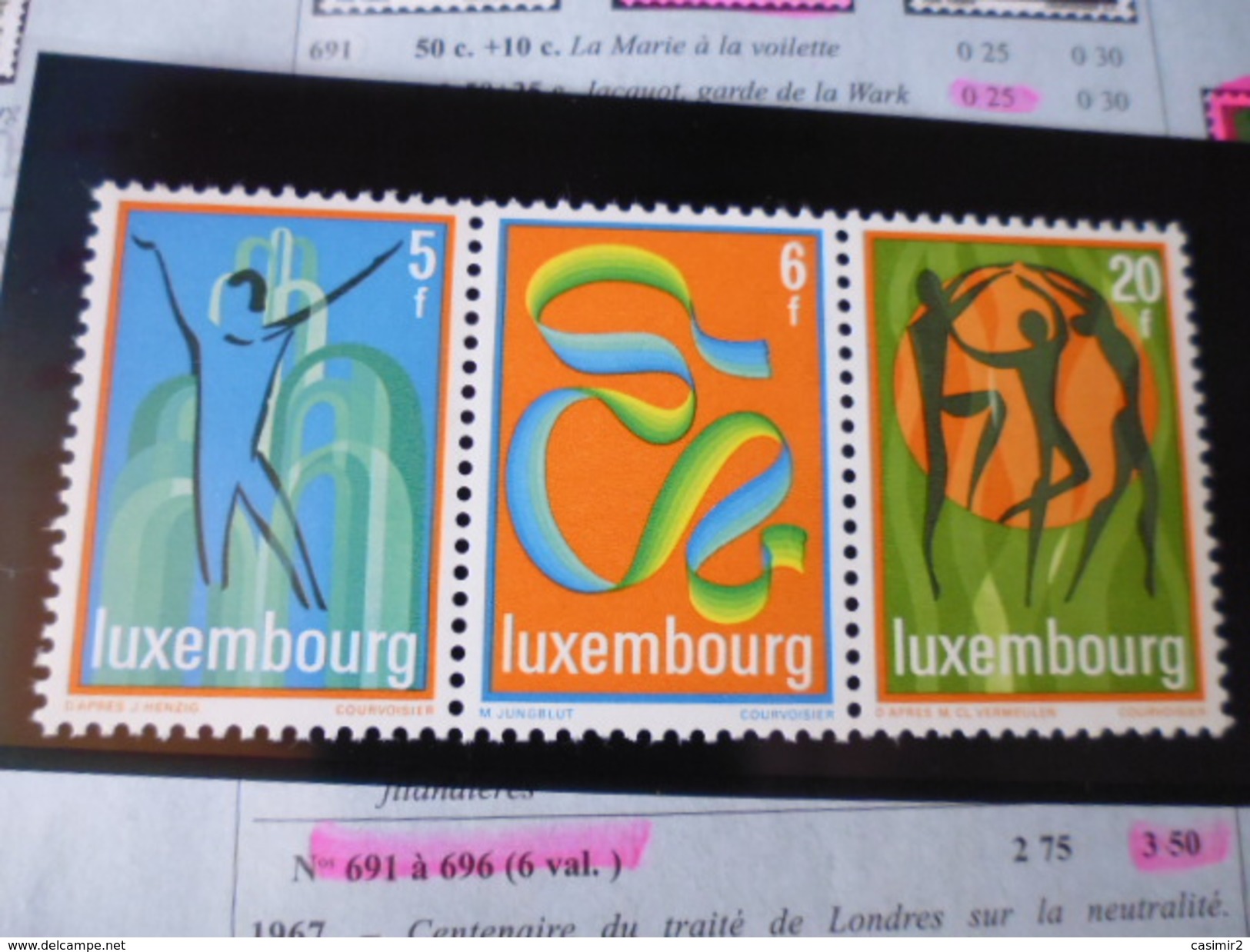 LUXEMBOURG TIMBRE YVERT N°12** - Blocs & Feuillets