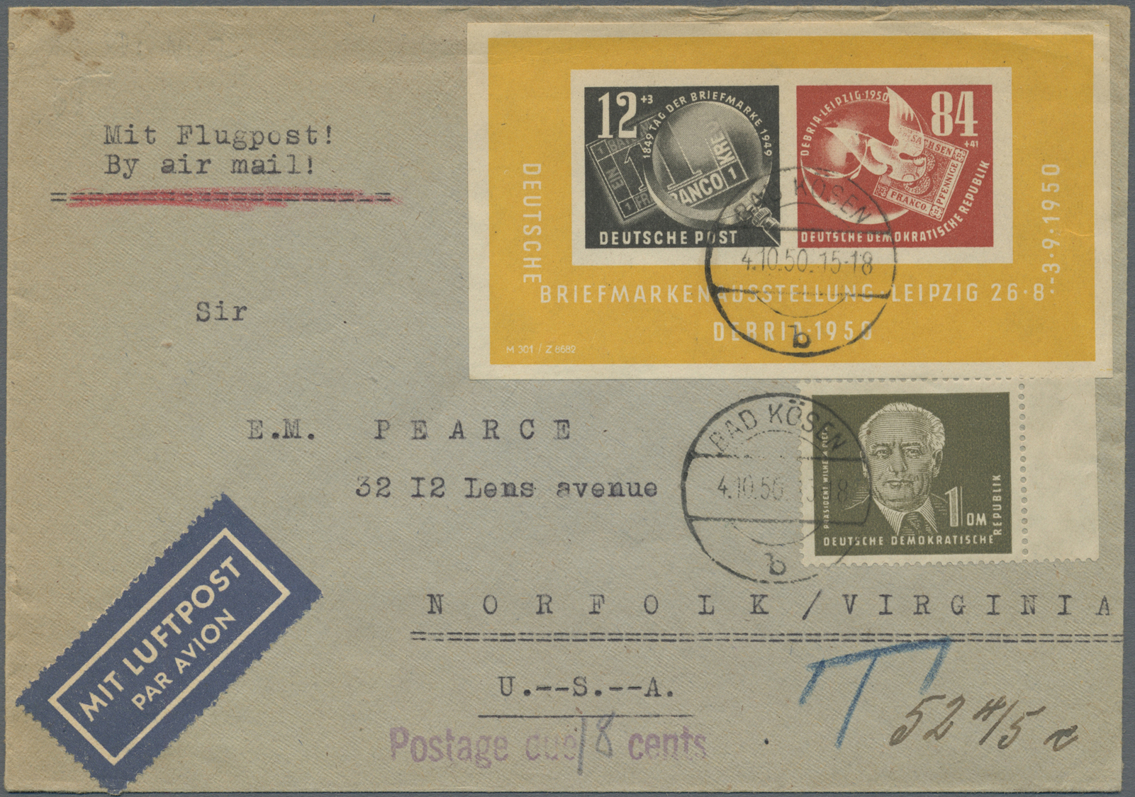Br/GA Sowjetische Zone Und DDR: 1945/60(ca.), Schöner Posten Von Ca. 40 Belegen Meist SBZ Und Frühe DDR Mi - Verzamelingen