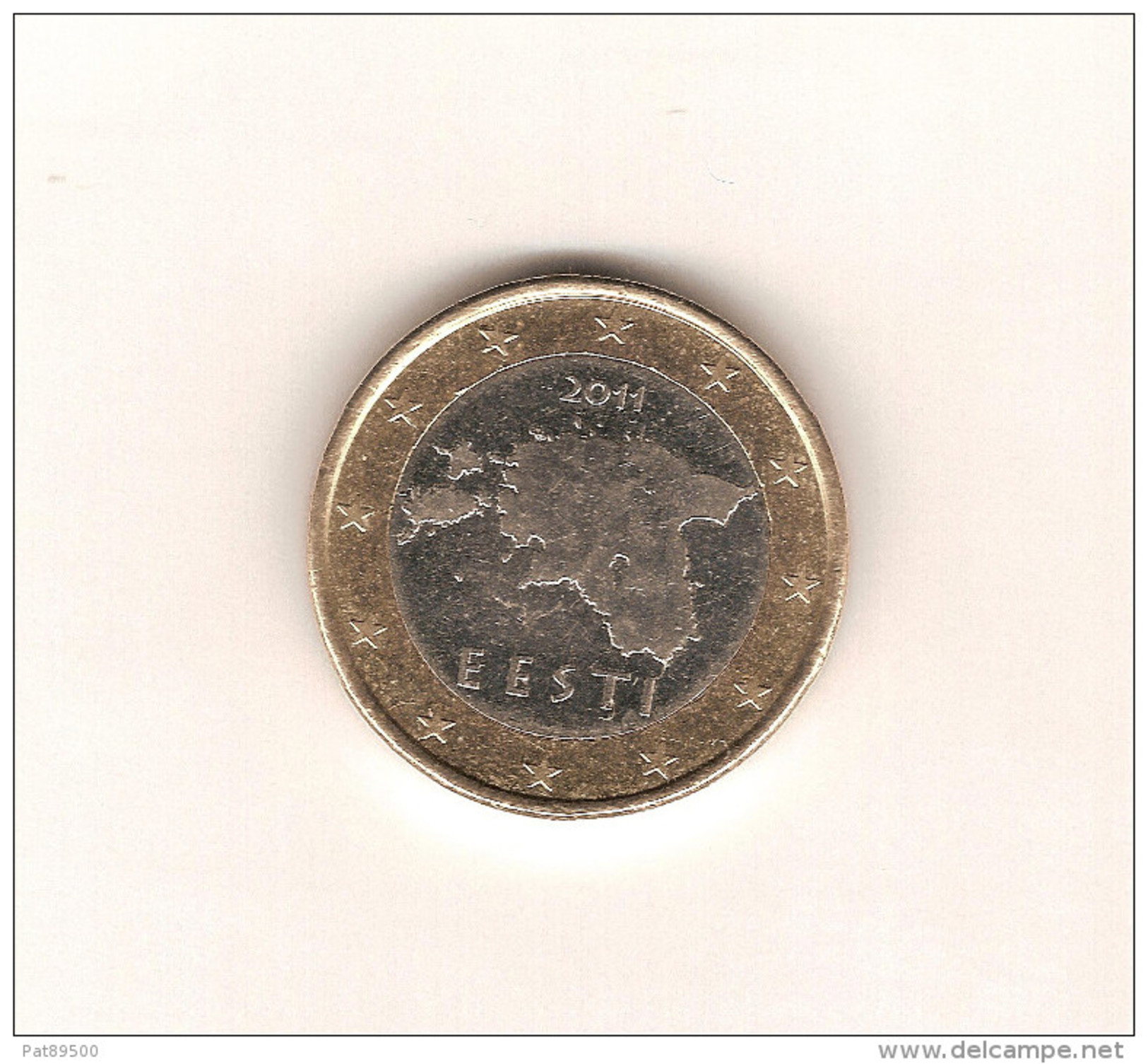 ESTONIE 2011 /  1 Pièce De 1 EURO De Circulation (1ère Année De Ce Pays Dans L'U.E. / ( Tirage Faible) - Estonie