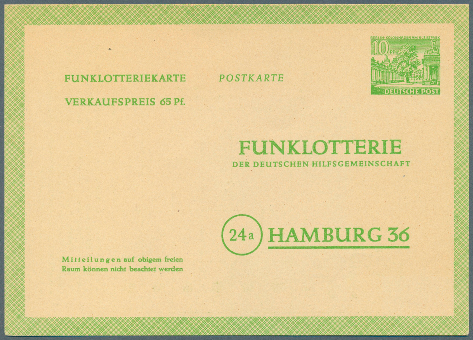 GA Berlin - Ganzsachen: 1948/1959. Sammlung Von 33 Postkarten Und Luftpostfaltbriefen, Gebraucht Oder U - Andere & Zonder Classificatie