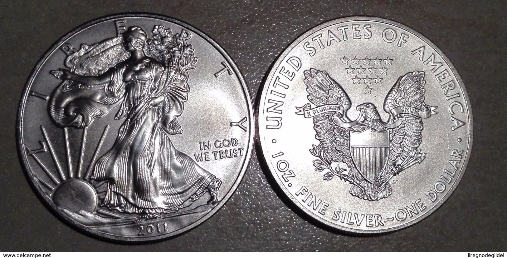 STATI UNITI D'AMERICA - DOLLARO EAGLE ANNO 2011 LIBERTY - UNCIRCULATED - FDC ASSOLUTO - ARGENTO - SILVER - U.S.A. - Argento