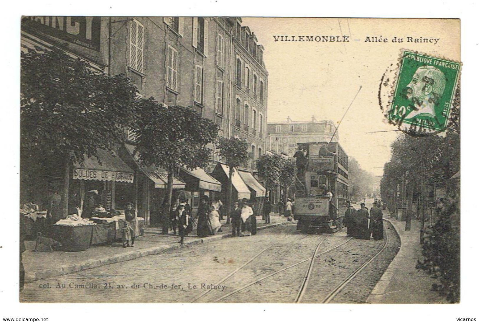 CPA 93 VILLEMOMBLE Allée Du Raincy    Tramway - Villemomble