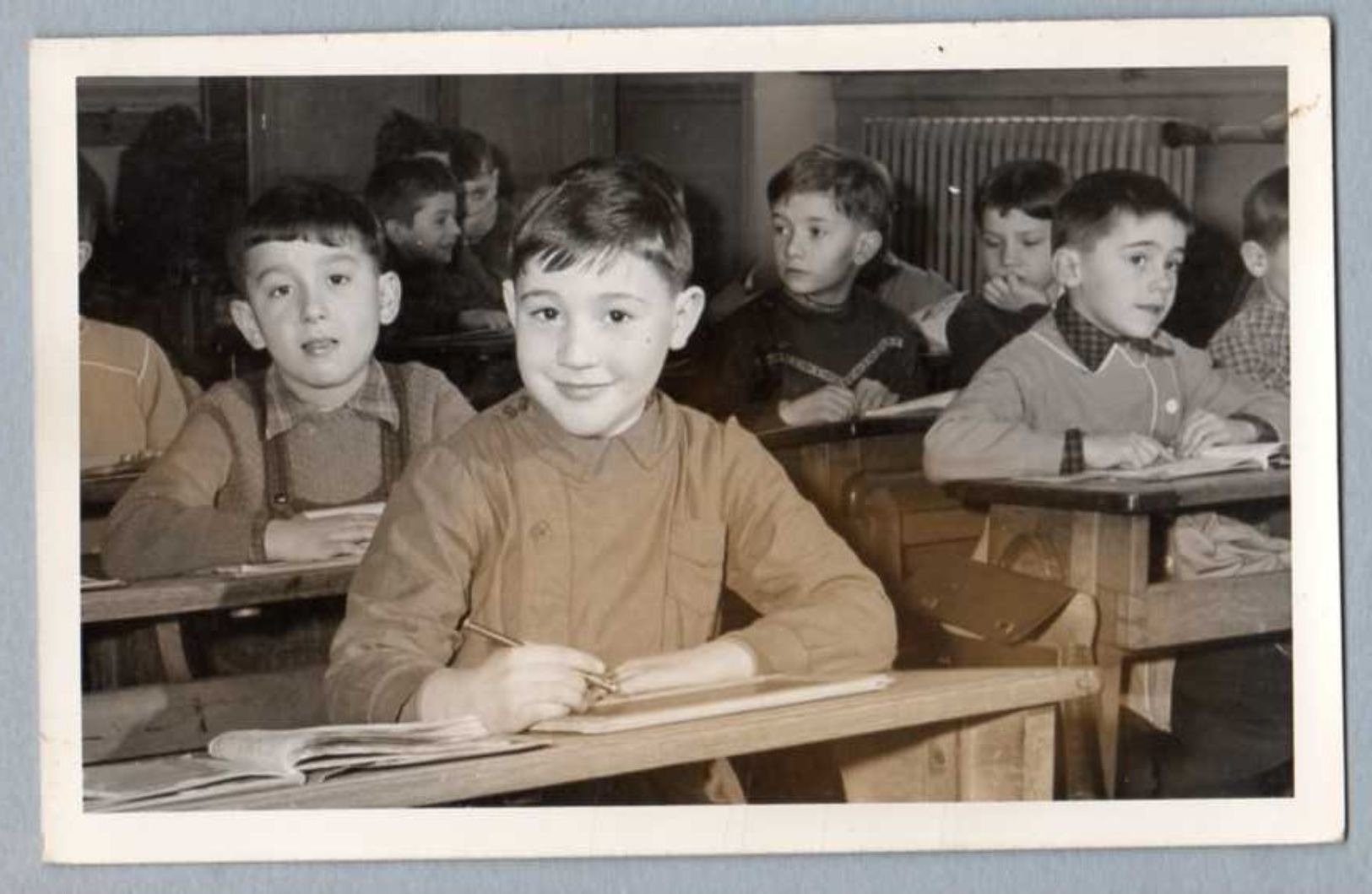 PHOTO - Enfants à L'école - 1956 Robert - Photos