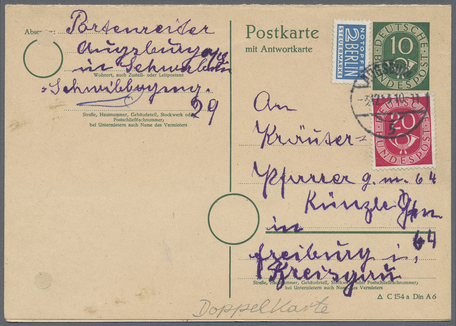 Br/GA Deutschland: 1860/1985, Vielseitiger Posten Mit Einigen Hundert, Meist Bedarfsbelegen Ab Altdeutschl - Collections