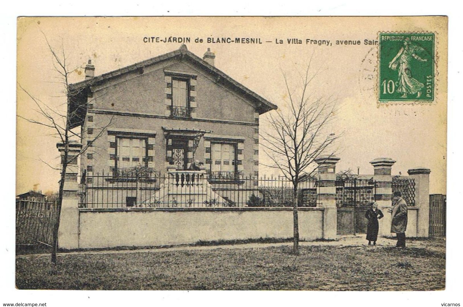 CPA 93 CITE JARDIN DE BLANC MESNIL La Villa Fragny - Autres & Non Classés