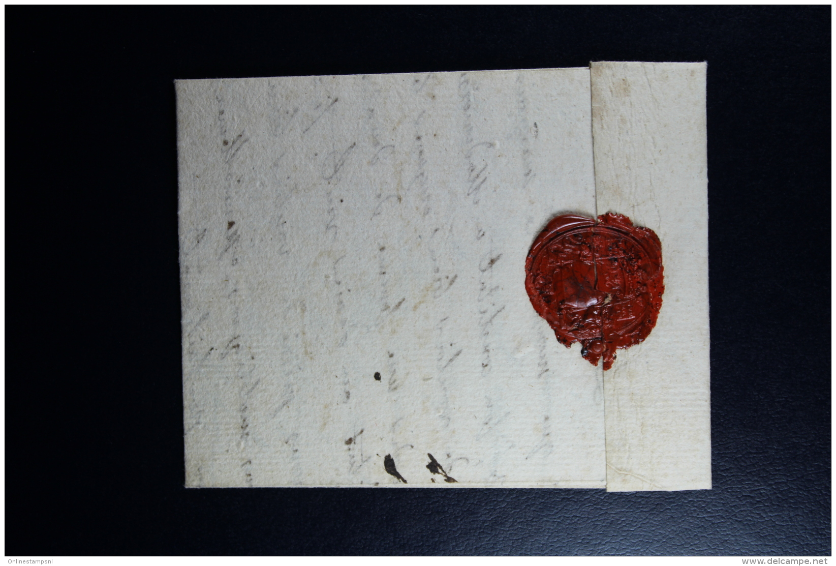 France : Letter 1746 Lander To Molaix Waxed Sealed - 1701-1800: Précurseurs XVIII