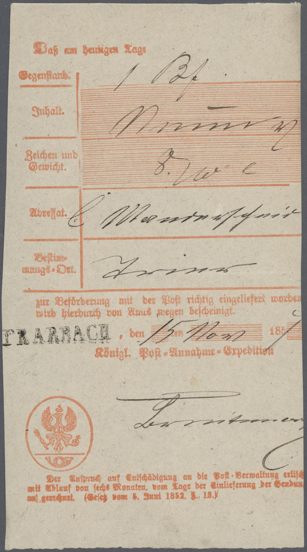 Br Altdeutschland: 1830/1915 (ca.), Partie Von Ca. 100 Belegen (Briefen, Karten, Postscheinen Und Ganzs - Collections