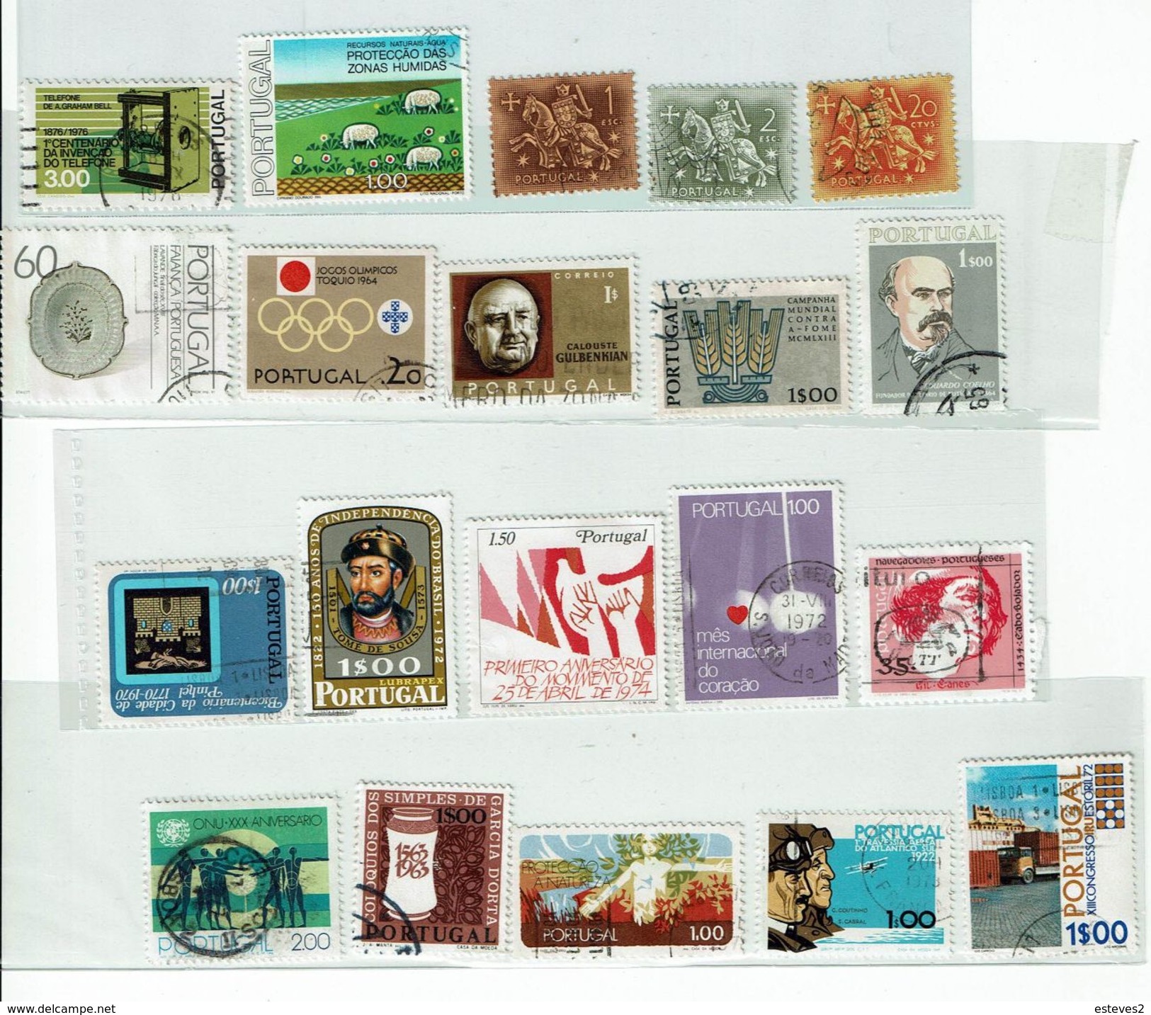 Portugal , 20 Stamps , 20 Timbres - Otros & Sin Clasificación