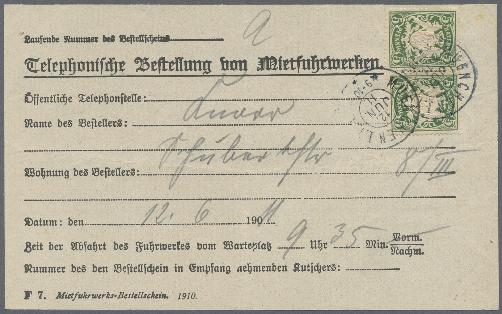 O/Brfst/**/*/(*)/GA Bayern - Marken Und Briefe: 1849/1920, Umfangreiche Gestempelte Und Ungebraucht/postfrische Sammlung - Autres & Non Classés