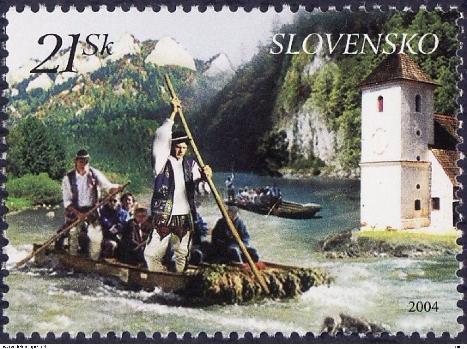 2004 - TRANSPORT ON THE RIVER - Stamp & FDC - FDC