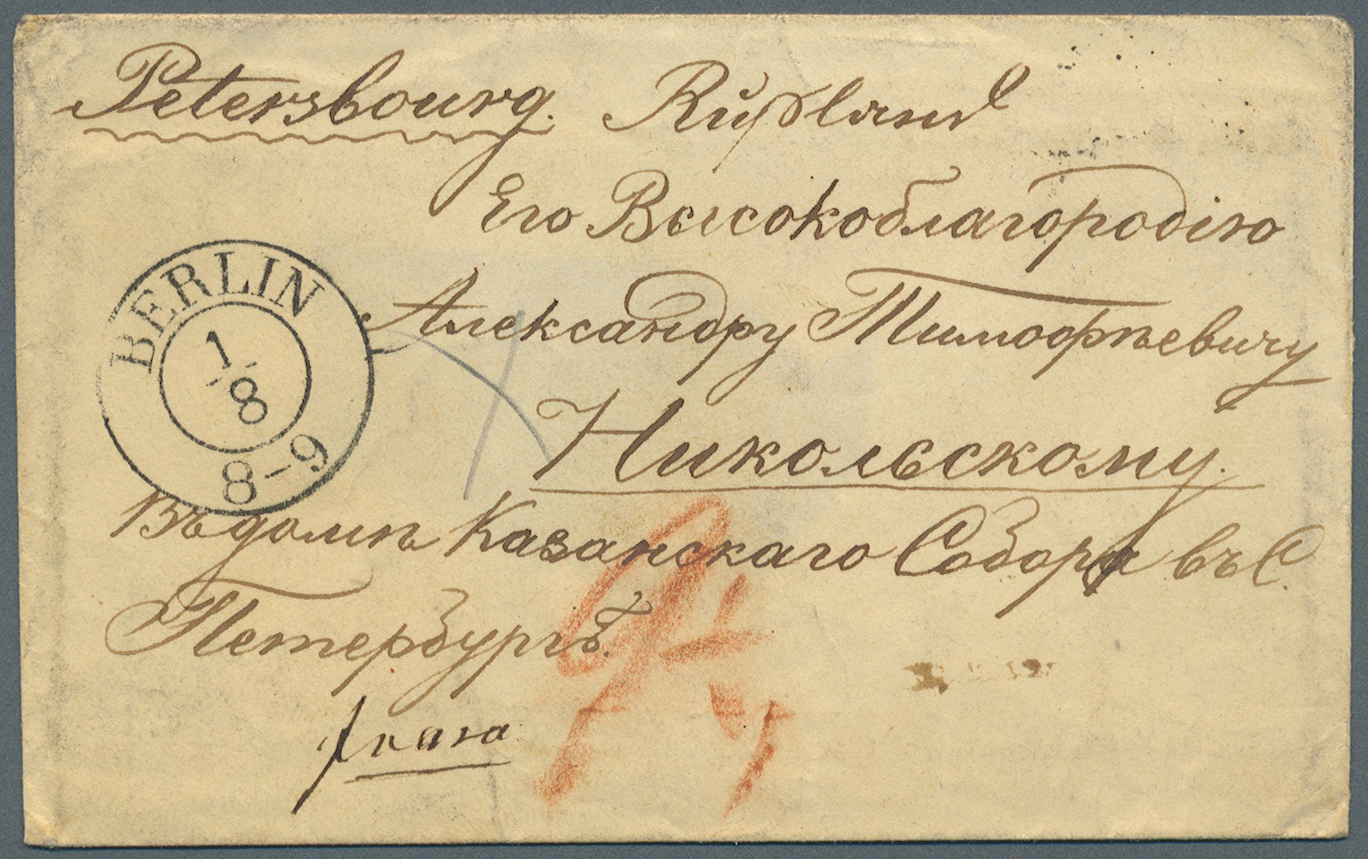 Br Preußen - Stempel: 1750/1860 (ca):  Bestand mit 351 Belegen, Orte A - D, dabei auch bessere Orte, fa