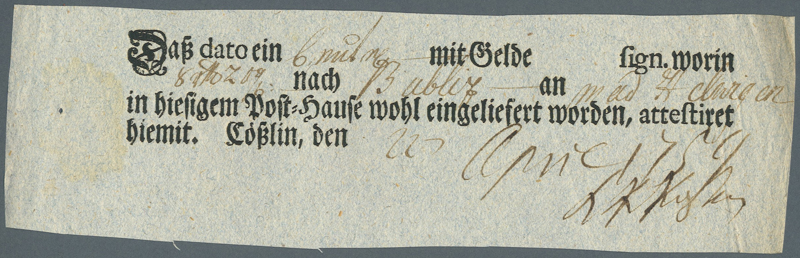 Br Preußen - Stempel: 1750/1860 (ca):  Bestand mit 351 Belegen, Orte A - D, dabei auch bessere Orte, fa