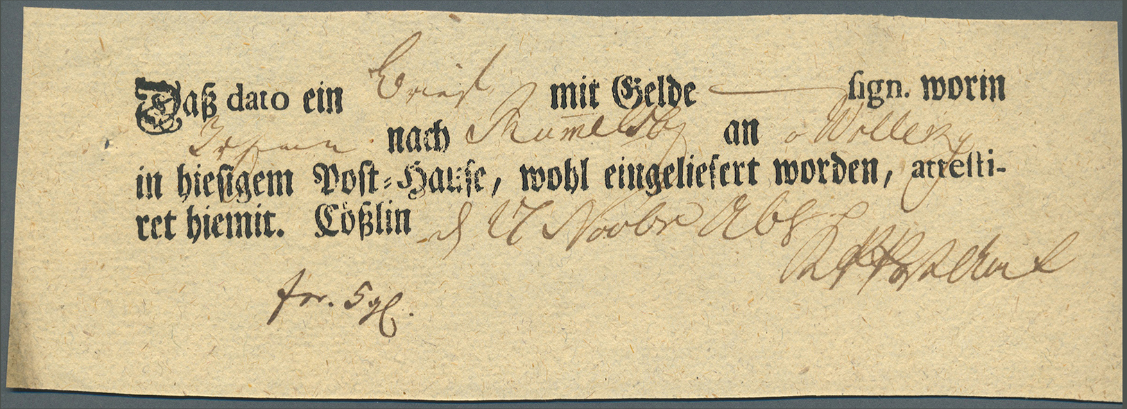Br Preußen - Stempel: 1750/1860 (ca):  Bestand mit 351 Belegen, Orte A - D, dabei auch bessere Orte, fa