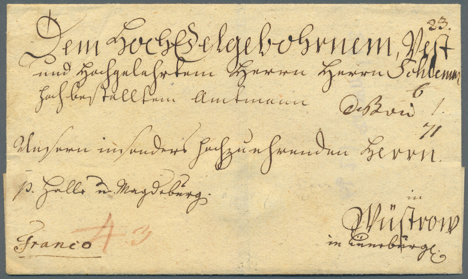 Br Preußen - Stempel: 1750/1860 (ca):  Bestand mit 351 Belegen, Orte A - D, dabei auch bessere Orte, fa