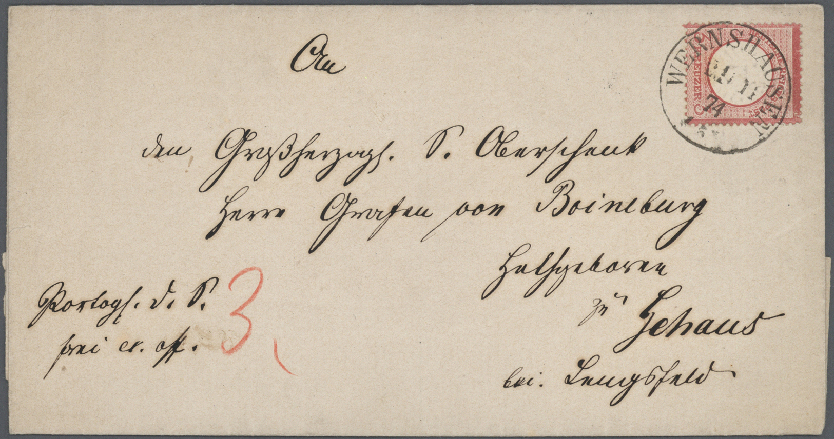 Br/GA Thurn & Taxis - Marken Und Briefe: 1822/1877, Lot Von Elf Belegen Von Vorphila Bis Nachverwendungen, - Autres & Non Classés