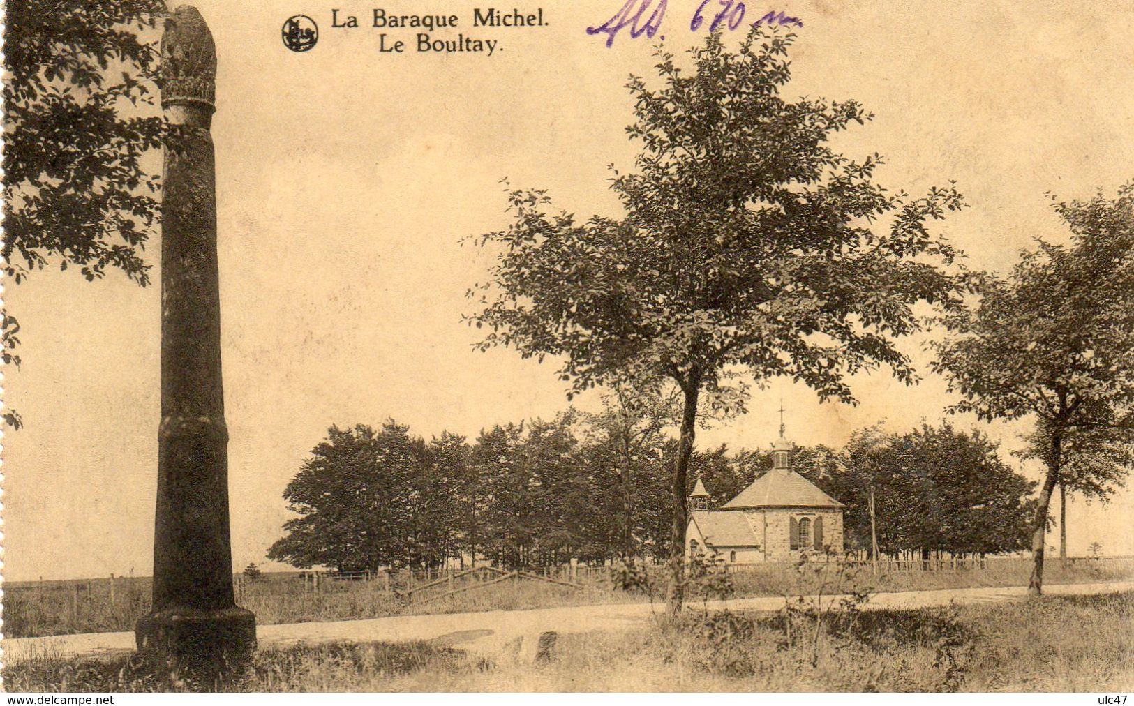 - La Baraque Michel. Le Boultay. Colonne De Pierre Posée En 1566. - - Jalhay