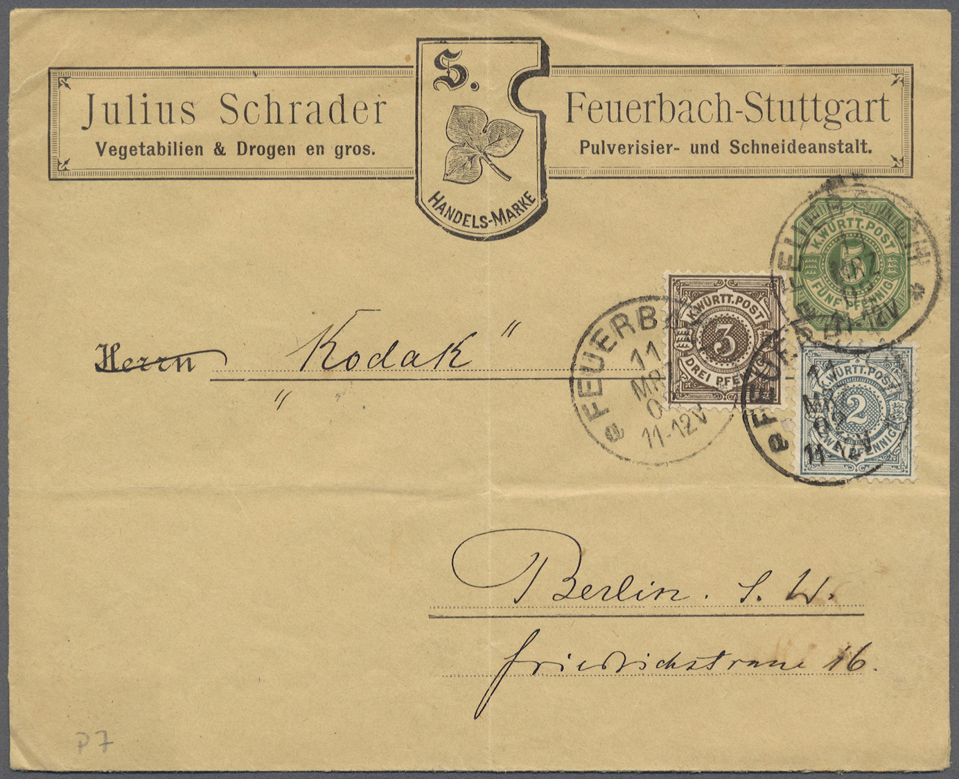 GA Württemberg - Ganzsachen: 1880/1920, Lot Von Ca. 100 Ganzsachenumschläge, Auch Privatganzsachen, Kar - Sonstige & Ohne Zuordnung