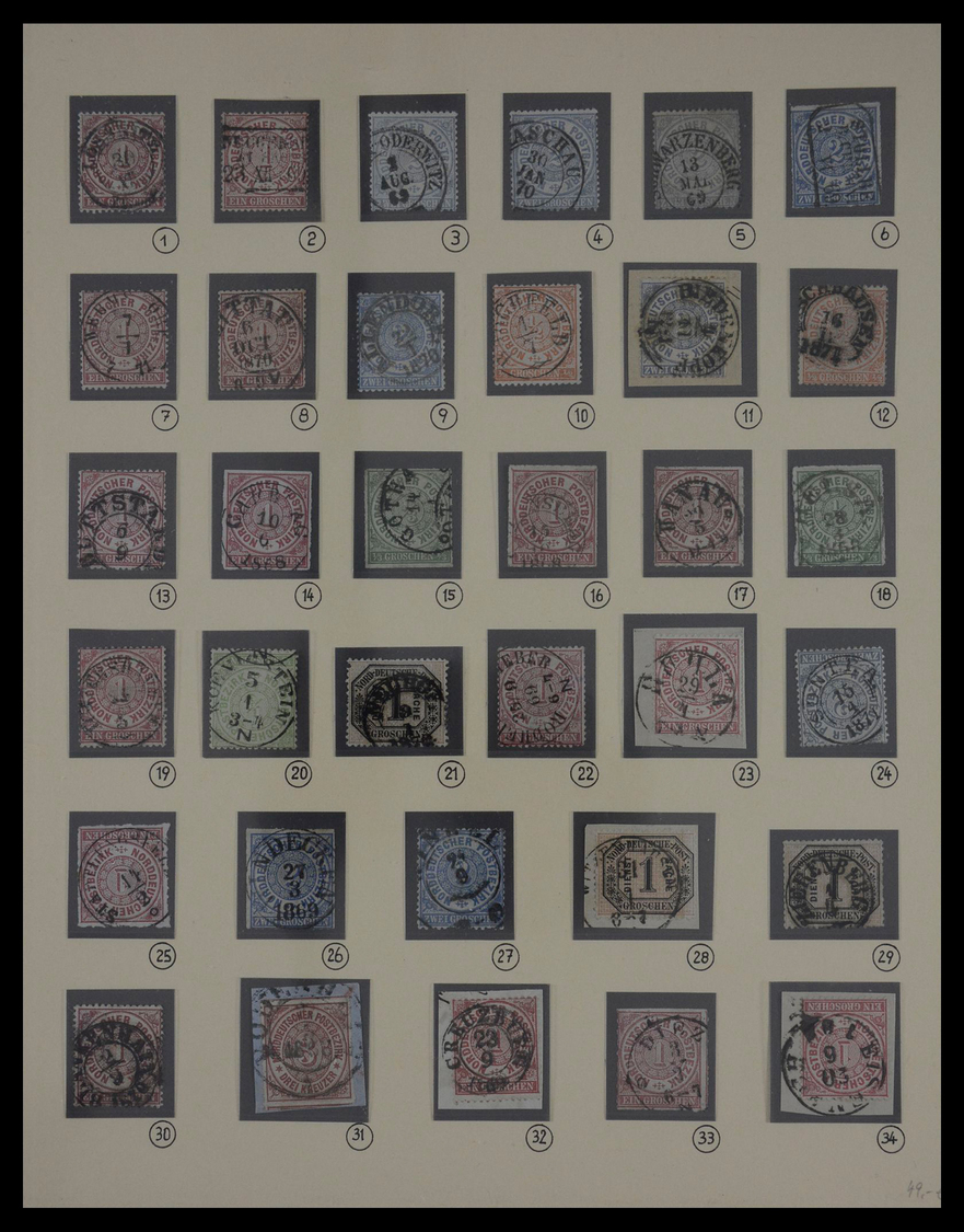 Norddeutscher Bund - Marken und Briefe: 1868/1870: Fantastic, beautiful quality exhibition collectio
