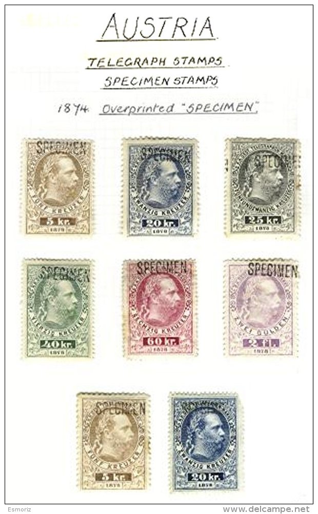 AUSTRIA, Telegraphs, * MLH, F/VF - Télégraphe