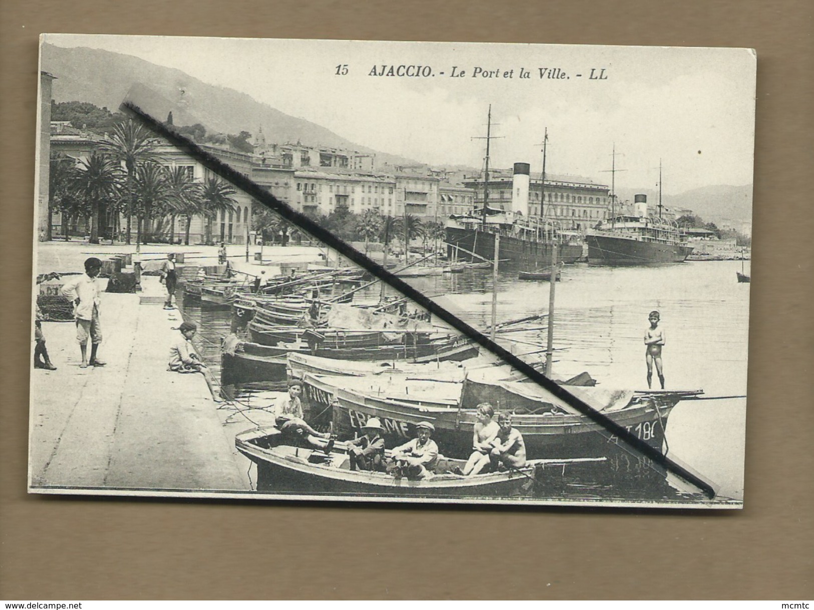 CPA  - Ajaccio  - Le Port Et La Ville - Ajaccio