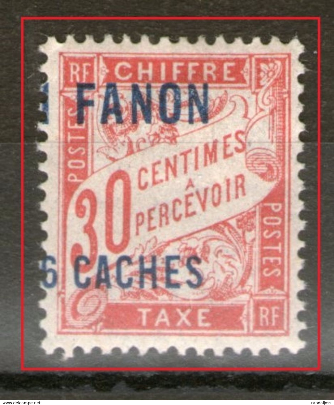 Taxe N°2*_variété Surcharge Déplacée "1" à Cheval_ - Unused Stamps