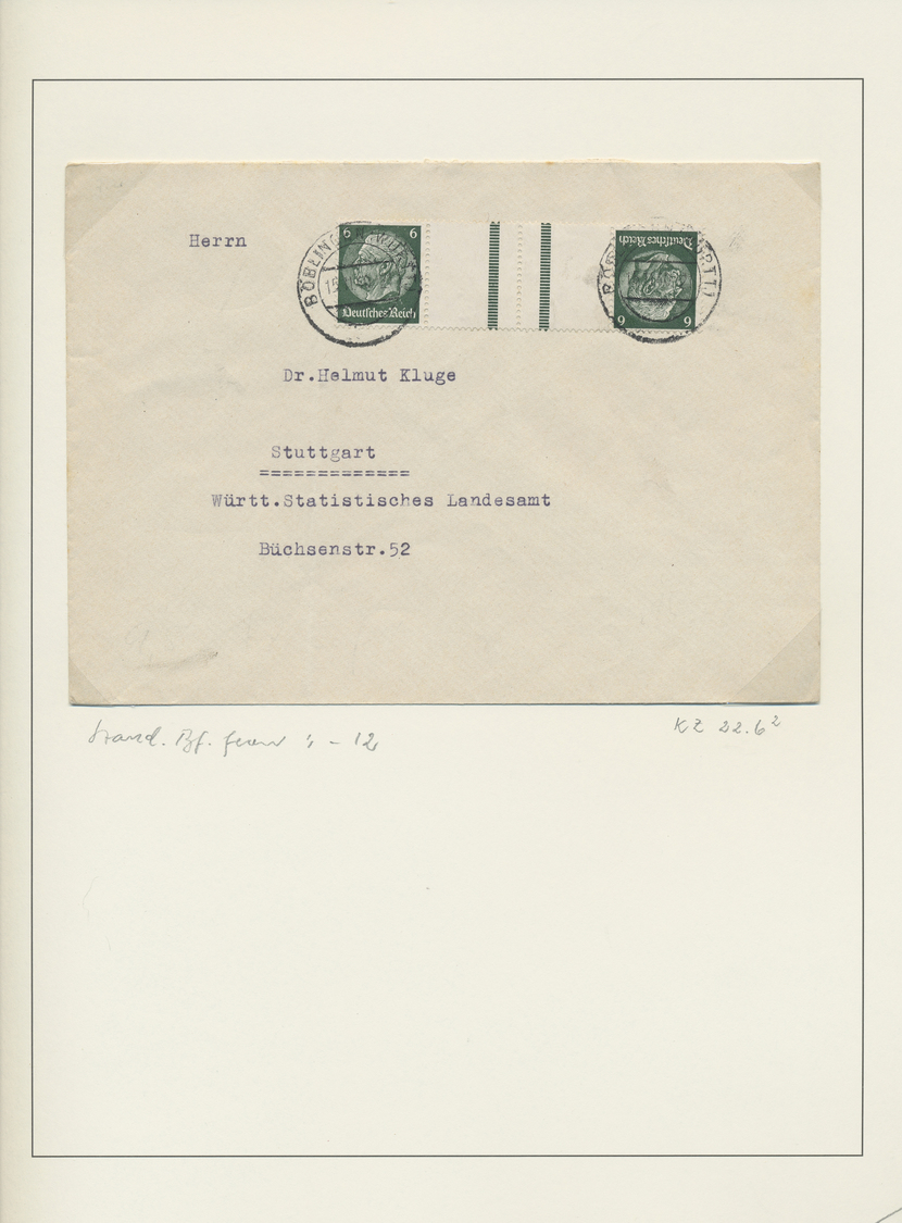 O/Br Deutsches Reich - 3. Reich: 1933-1945 - Ausgezeichnete Gestempelte Spezialsammlung Mit Vielen Abarte - Ongebruikt