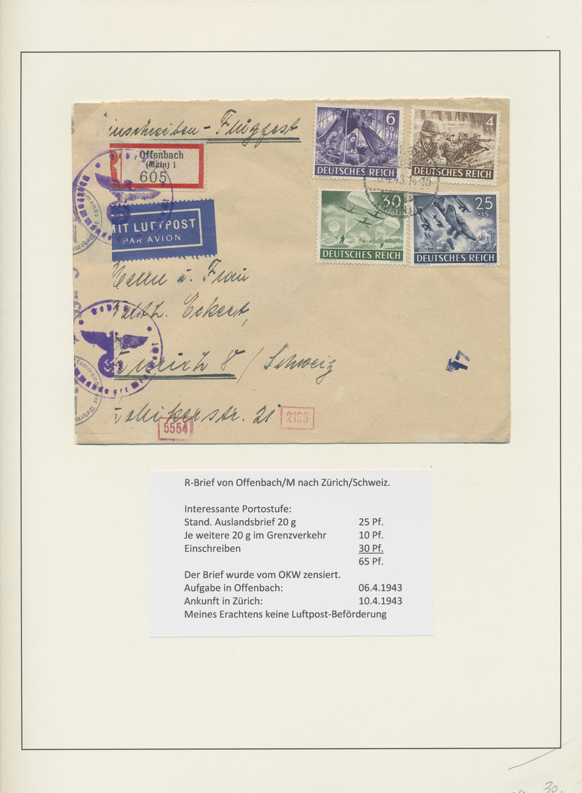 O/Br Deutsches Reich - 3. Reich: 1933-1945 - Ausgezeichnete gestempelte Spezialsammlung mit vielen Abarte